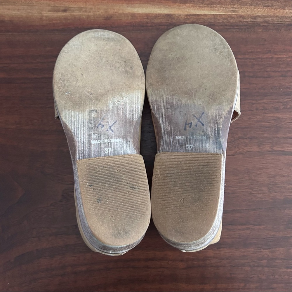 Free People Monte Blanc Sandals Light Sand Size EU 37, US 6.5 - Picture 6 of 8